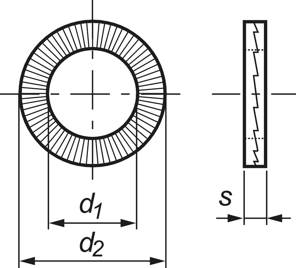 DIN 25201 DNL 30 zinc flake NORD-LOCK steel washers